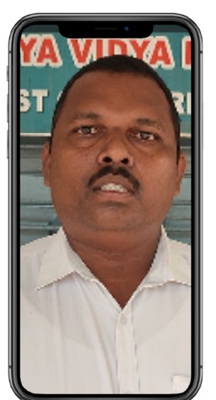 Teacher feedback video frame from BVK School, Kirlampudi