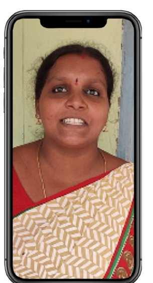 Teacher feedback video frame from BVK School, Kirlampudi