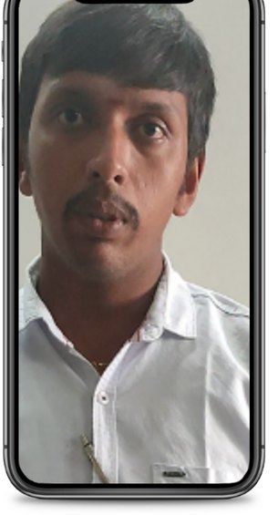 Teacher feedback video frame from BVK School, Paderu
