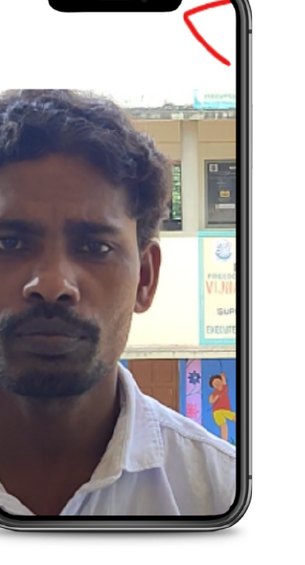 Teacher feedback video frame from BVK School, Paderu