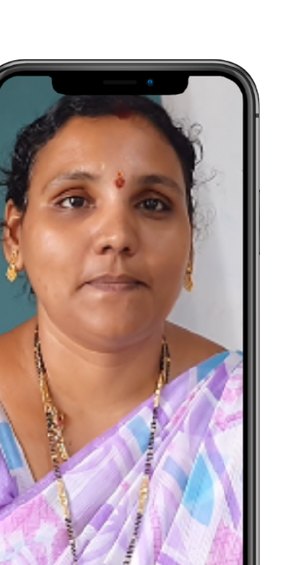 Teacher feedback video frame from BVK School, Srikrishna Vidya Mandir