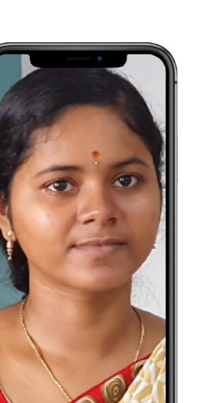 Teacher feedback video frame from BVK School, Srikrishna Vidya Mandir