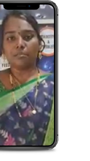 Teacher feedback video frame from BVK School, Maharani Pet